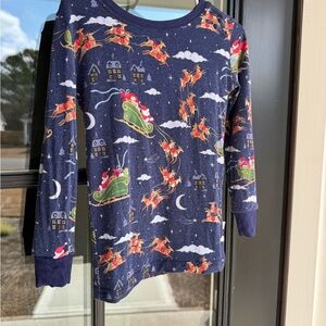 Little Sleepies Navy Santa Pajamas